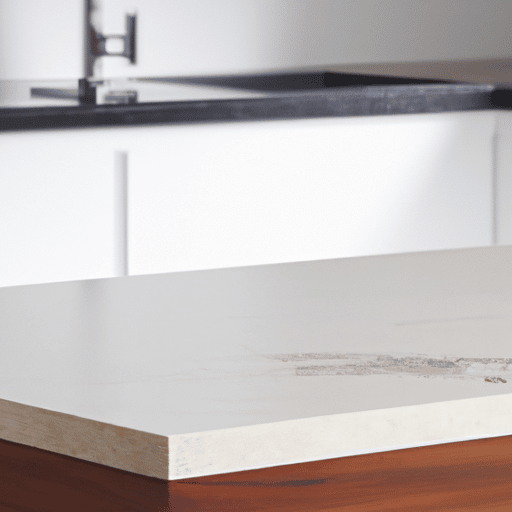 Marble kitchen worktop