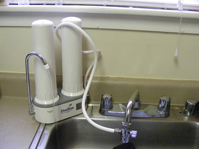a filtering system for the sink