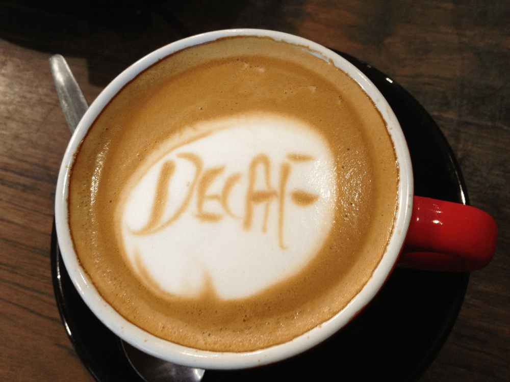 how much caffeine is in instant decaf coffee