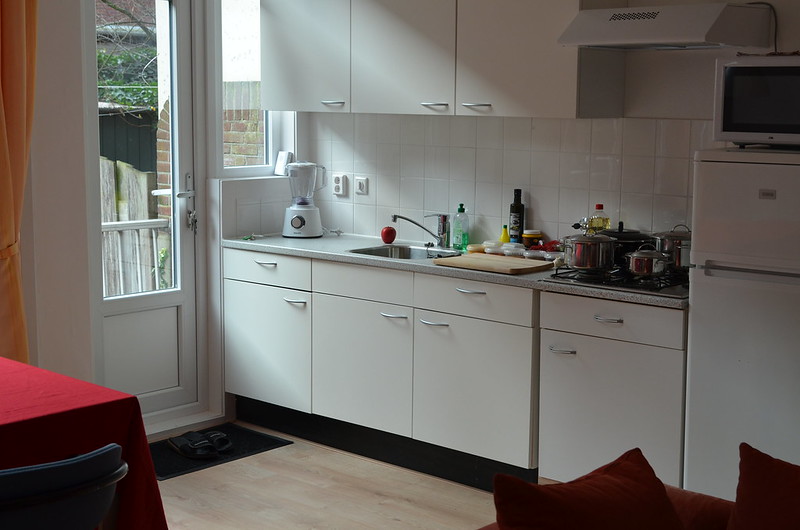 where to put a bin in a small kitchen