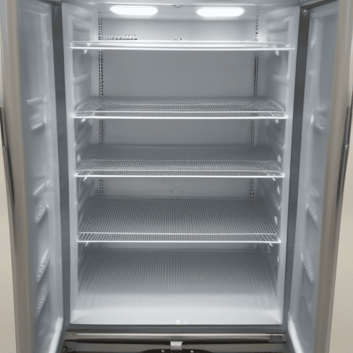Defrosting an upright freezer