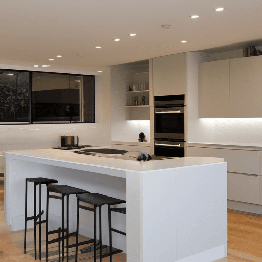 modern, industrial-style bespoke kitchen