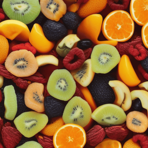 Mixed dehydrated fruits