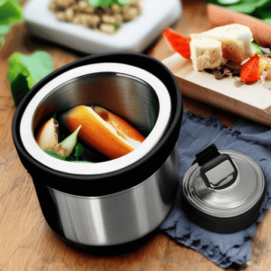 a meal in a thermos