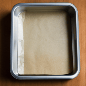 neatly trimmed parchment paper