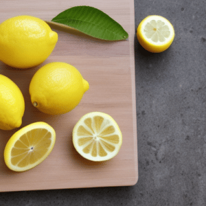 slices of lemon