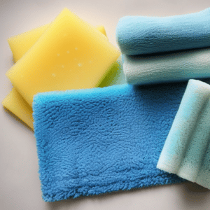 sponge and washcloth