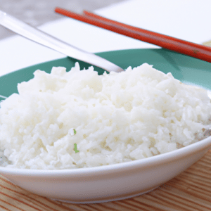 well-cooked rice